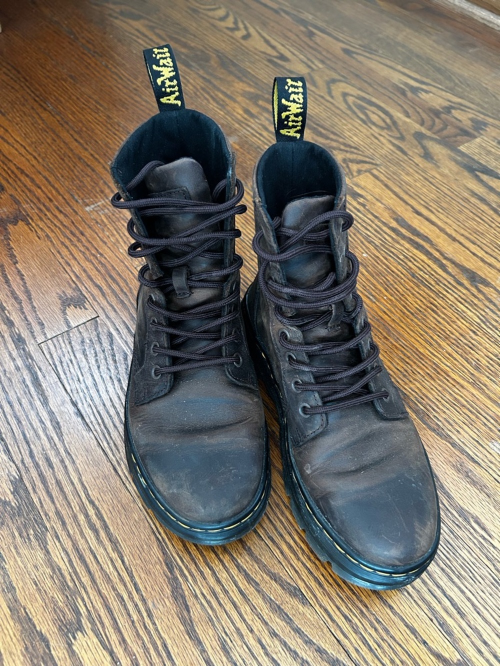Brown Doc Martens Combs Leather